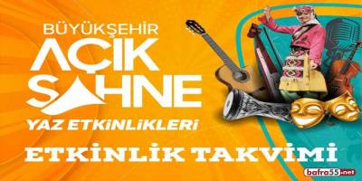 Büyükşehir’den Açık Sahne Yaz Etkinlikleri