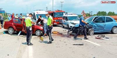 Bartın'da feci kaza: 1 ölü, 1 yaralı