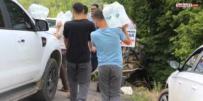 Asya Su ve Kızılay'dan sel bölgesine 35 ton içme suyu