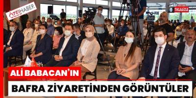 DEVA Partisi Genel Başkanı Ali Babacan'ın Bafra Ziyareti