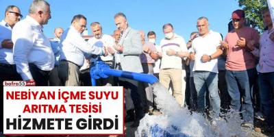 Nebiyan İçme Suyu Arıtma Tesisi hizmete girdi