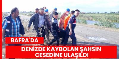 Denizde kaybolan şahıs bulundu