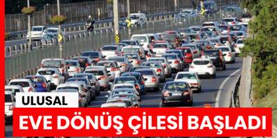Tatilcilerin bayram dönüşü başladı
