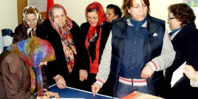CHP Bafra  Kadın Kolları Seçimi Yapıldı
