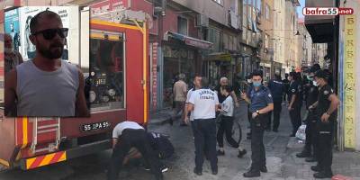 Yangın faciasını tek başına önledi