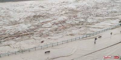 Ayancık çayı taştı!