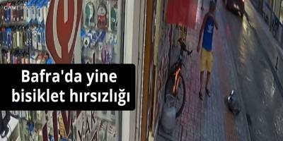 Bafra'da yine bisiklet hırsızlığı