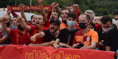 Galatasaray'a Ordu'da çoşkulu karşılama