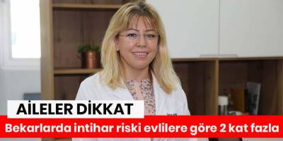 Bekarlarda intihar riski evlilere göre 2 kat fazla