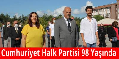 Cumhuriyet Halk Partisi Bafra ilçe teşkilatı 98 yaşını kutladı