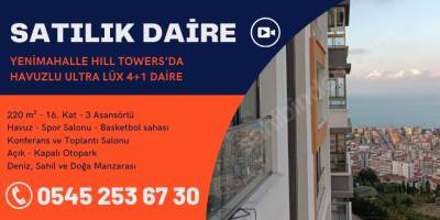 Atakum Yenimahalle Hill Towers'da Ultra Lüx 4+1 Satılık Daire