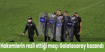 Hakemlerin rezil ettiği maçı Galatasaray kazandı