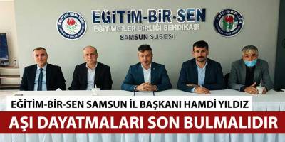 EĞİTİM-BİR-SEN SAMSUN İL BAŞKANI HAMDİ YILDIZ