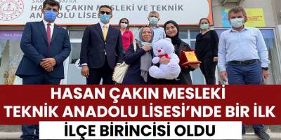 Hasan çakın Mesleki ve Teknik Anadolu Lisesi’nde bir ilk