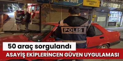 Bafra'da Güven Uygulaması