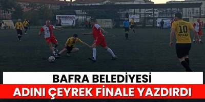 Bafra Belediyesi Çeyrek Finalde