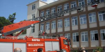 BAFRA İTFAİYESİ 2012 YILINDA 241 YANGINA MÜDAHALE ETTİ