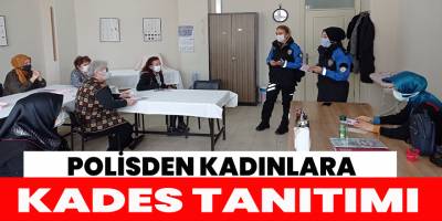Sinop polisinden kadınlara KADES tanıtımı