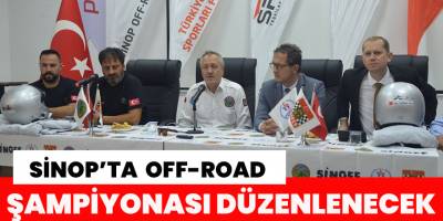 Sinop’ta off-road şampiyonası düzenlenecek