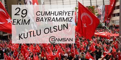 DAMSAN'dan Cumhuriyet Bayramı mesajı