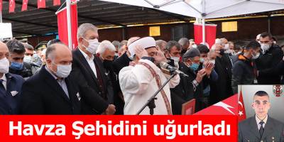 Havza'da şehidimiz son yolculuğuna uğurlandı