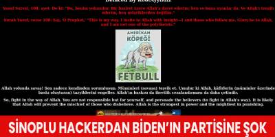 Sinoplu hackerdan Biden’ın partisine şok