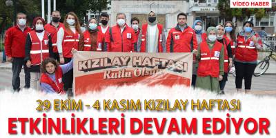 Kızılay Haftası etkinlikleri devam ediyor