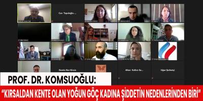Prof. Dr. Komsuoğlu: “Kırsaldan kente olan yoğun göç kadına şiddetin nedenlerinden biri”