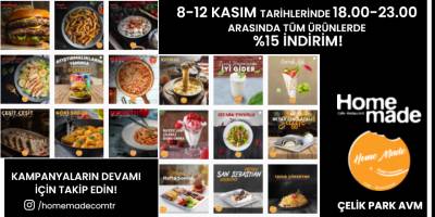 Home Made kafe - restoran'dan muhteşem indirim