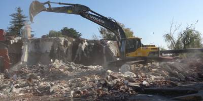 Sinop Meydan Projesi'nde ikinci etap yıkımlar başladı