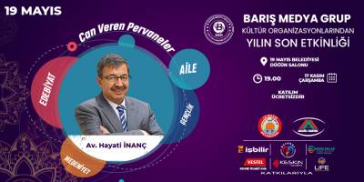 Yazar Av. Hayati İnanç 19 Mayıs'ta!