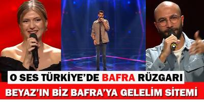 O Ses Türkiye'de İlginç Bafra diyalogu