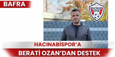 Almanya’da yaşayan Bafra sevdalılarından Hacinabispor'a destek