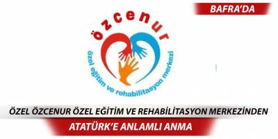 Özel çocuklar atasını andı