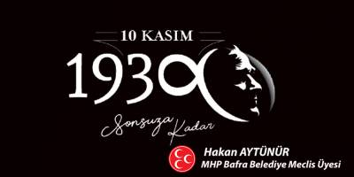 Hakan Aytünür'den 10 Kasım mesajı