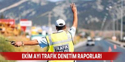 Sinop’ta ekim ayı trafik denetim raporları
