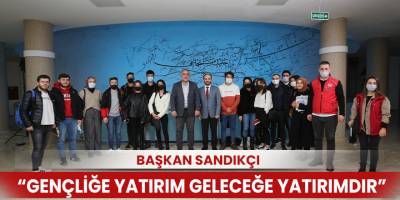 “Gençliğe yatırım geleceğe yatırımdır”