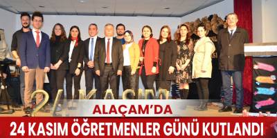 Alaçam'da Öğretmenler Günü kutlandı
