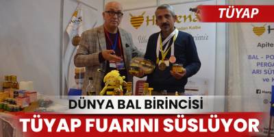 Dünya Bal 1.Si Tüyap Gurme Fuarında Ballarını Sergiliyor