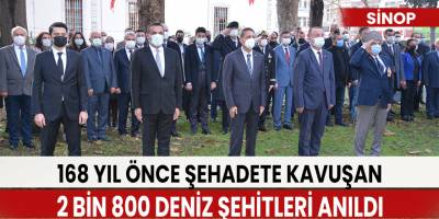 Sinop’ta deniz şehitleri anıldı