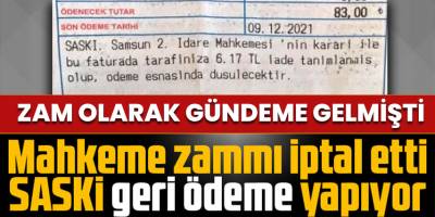 Samsun'da Saski Vatandaşa Geri Ödeme Yapıyor