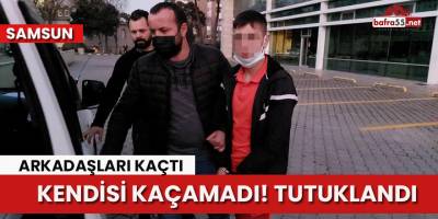 Samsun'da silahla bir kişiyi yaralayan şahıs tutuklandı