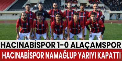 Hacınabispor Alaçamsporu 1-0 yendi
