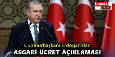 Asgari Ücret Açıklaması Yapılıyor