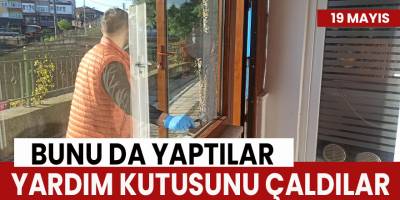 Balıkçıdan yardım kutusu çalındı
