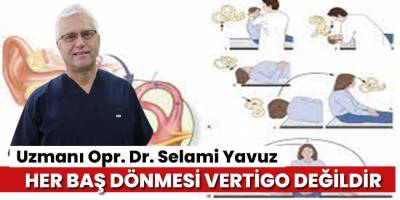 Her baş dönmesi ‘vertigo’ değil