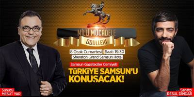 Samsun’da ‘Milli Mücadele Ödülleri’ verilecek