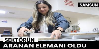 Samsun’un Tek Kadın Mobilyacısı