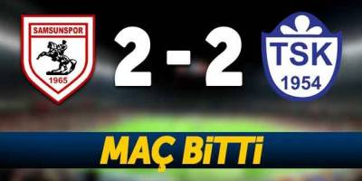 Samsunspor berabere kaldı