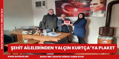 Muhtar Yalçın Kurtça’ya Teşekkür